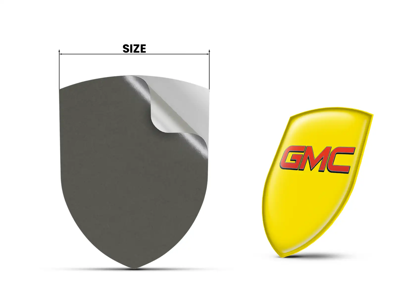 GMC Silikonlogo Auto Universal Hochwertig Professionell